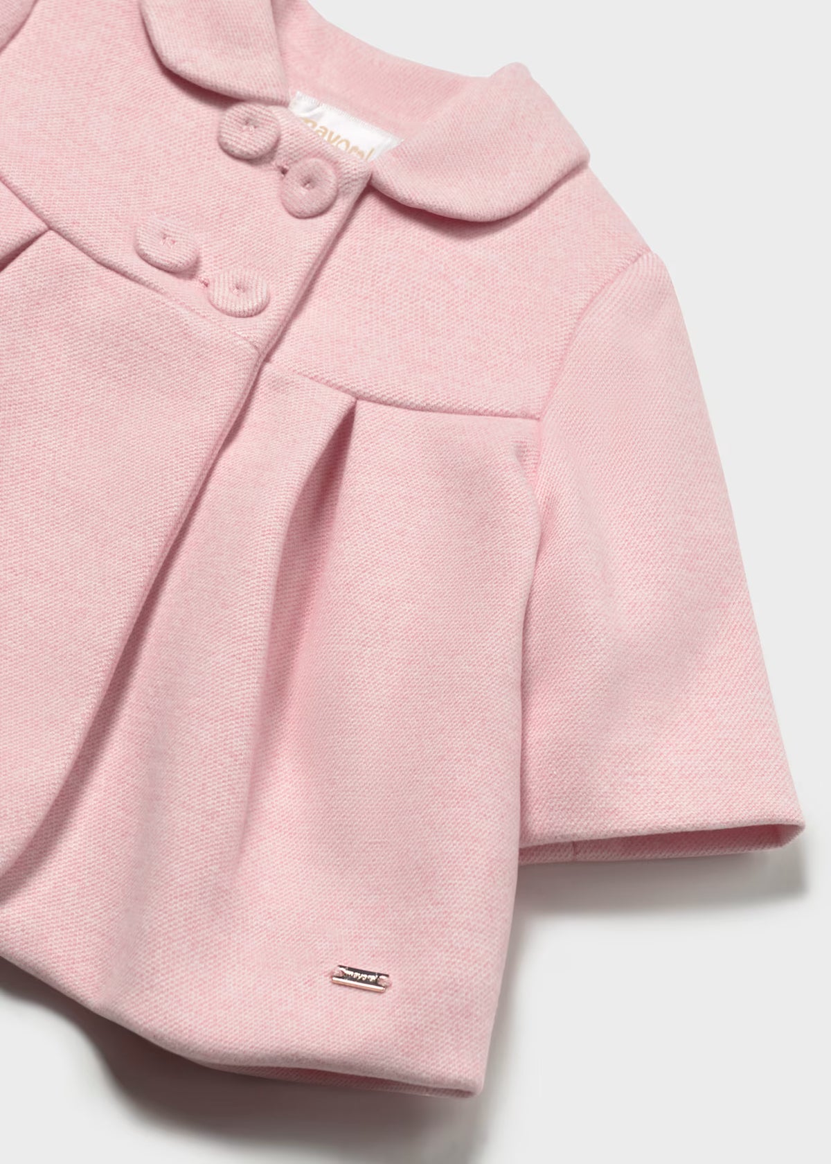 Newborn Pleated Coat, 2 Colors Available