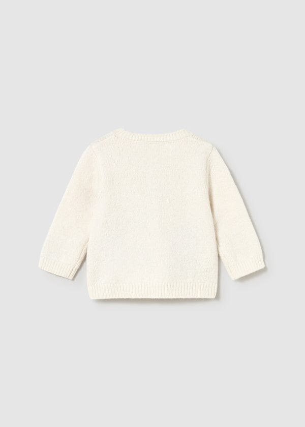 Mayoral Usa Inc Newborn Knit Cardigan in Ceramic - Little Miss Muffin Children & Home