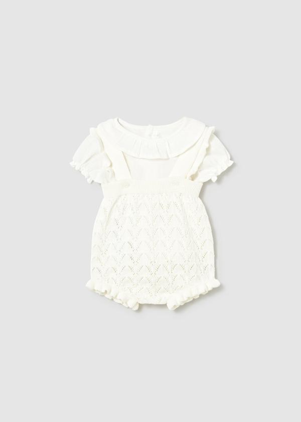 Mayoral Usa Inc Newborn Knit Overall & Blouse Set - Little Miss Muffin Children & Home