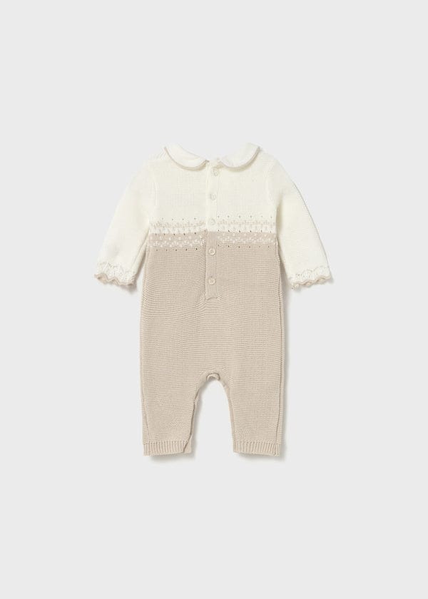 newborn one piece tan