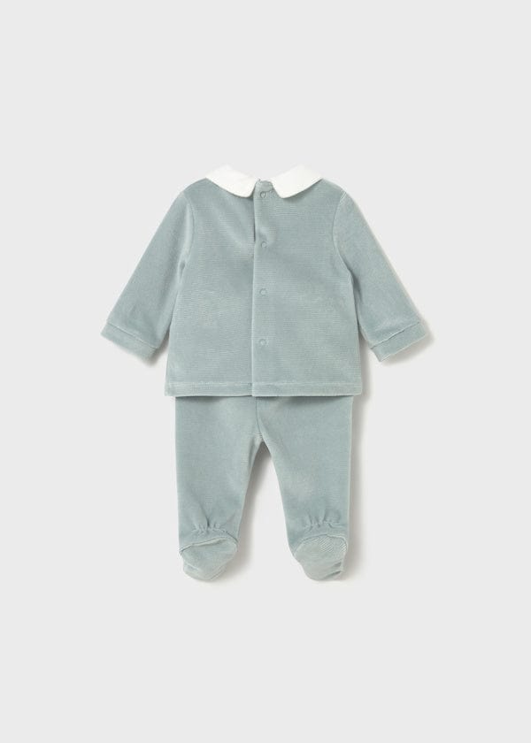 two piece girls velour set