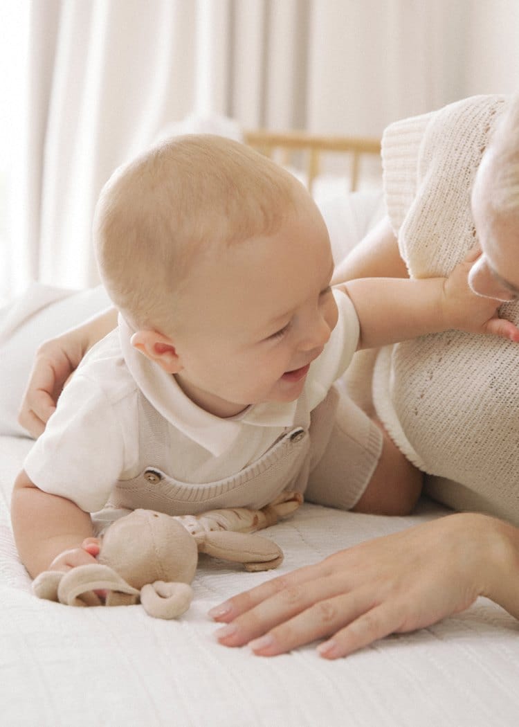 Mayoral Usa Inc Mayoral Knit Overall Set in Stone - Little Miss Muffin Children & Home