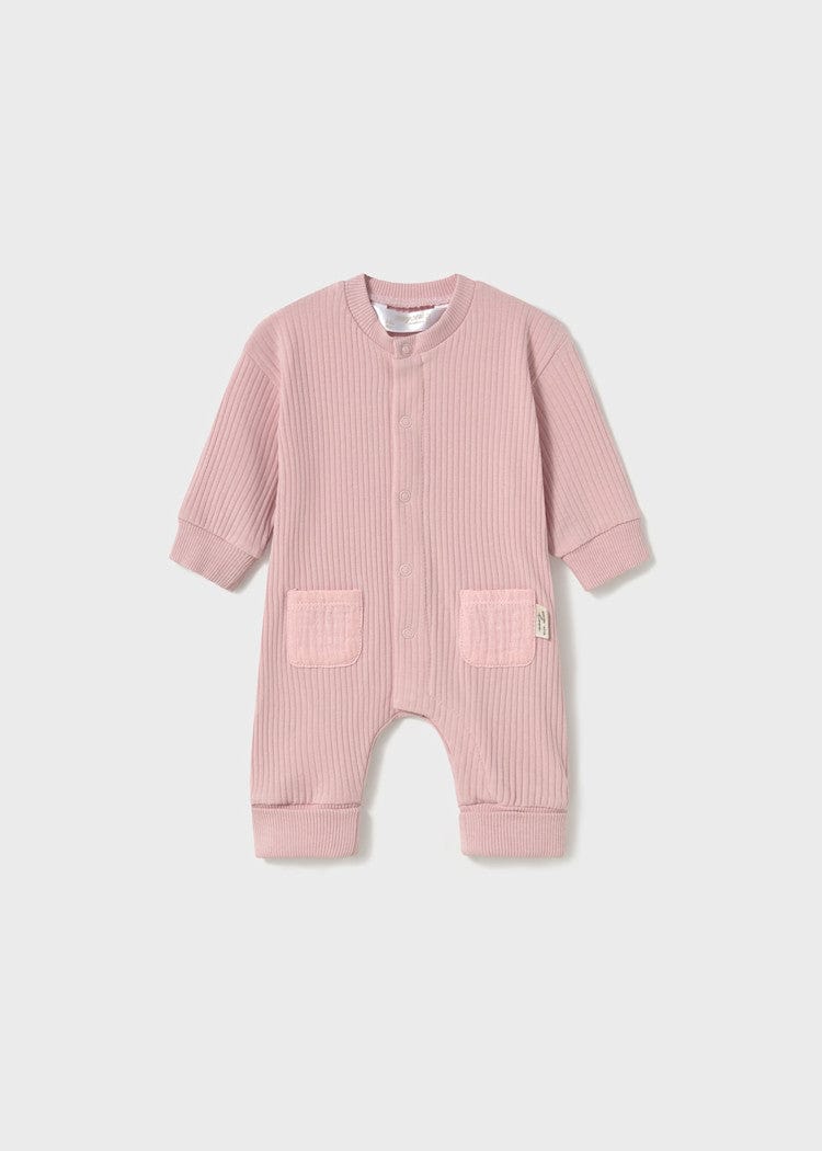 Mayoral Usa Inc Mayoral Newborn Long Button Front Onesie with Bear Design - Little Miss Muffin Children & Home
