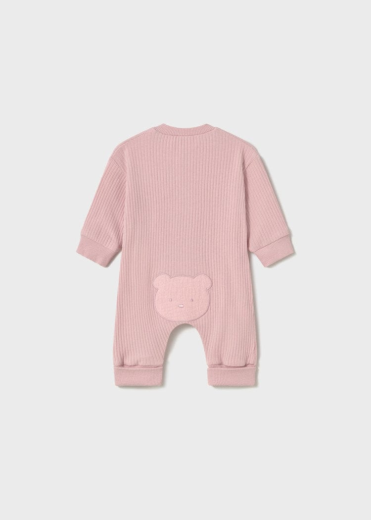 Mayoral Usa Inc Mayoral Newborn Long Button Front Onesie with Bear Design - Little Miss Muffin Children & Home