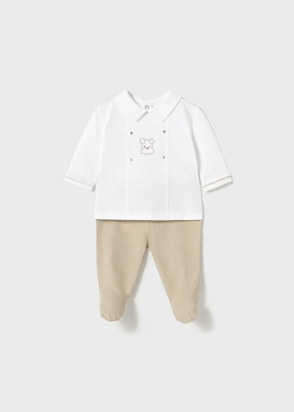 Mayoral Usa Inc Mayoral Dressy Footed Pants Set - Little Miss Muffin Children & Home