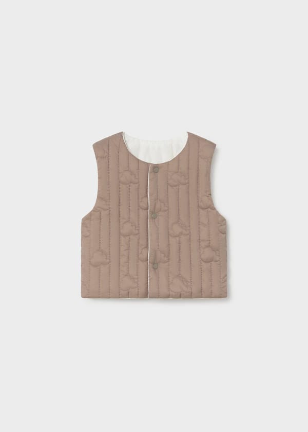 Newborn Reversible Quilted Vest