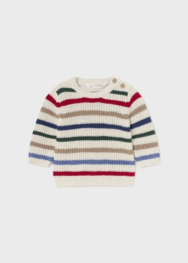 Mayoral Usa Inc Mayoral Multicolor Striped Sweater - Little Miss Muffin Children & Home