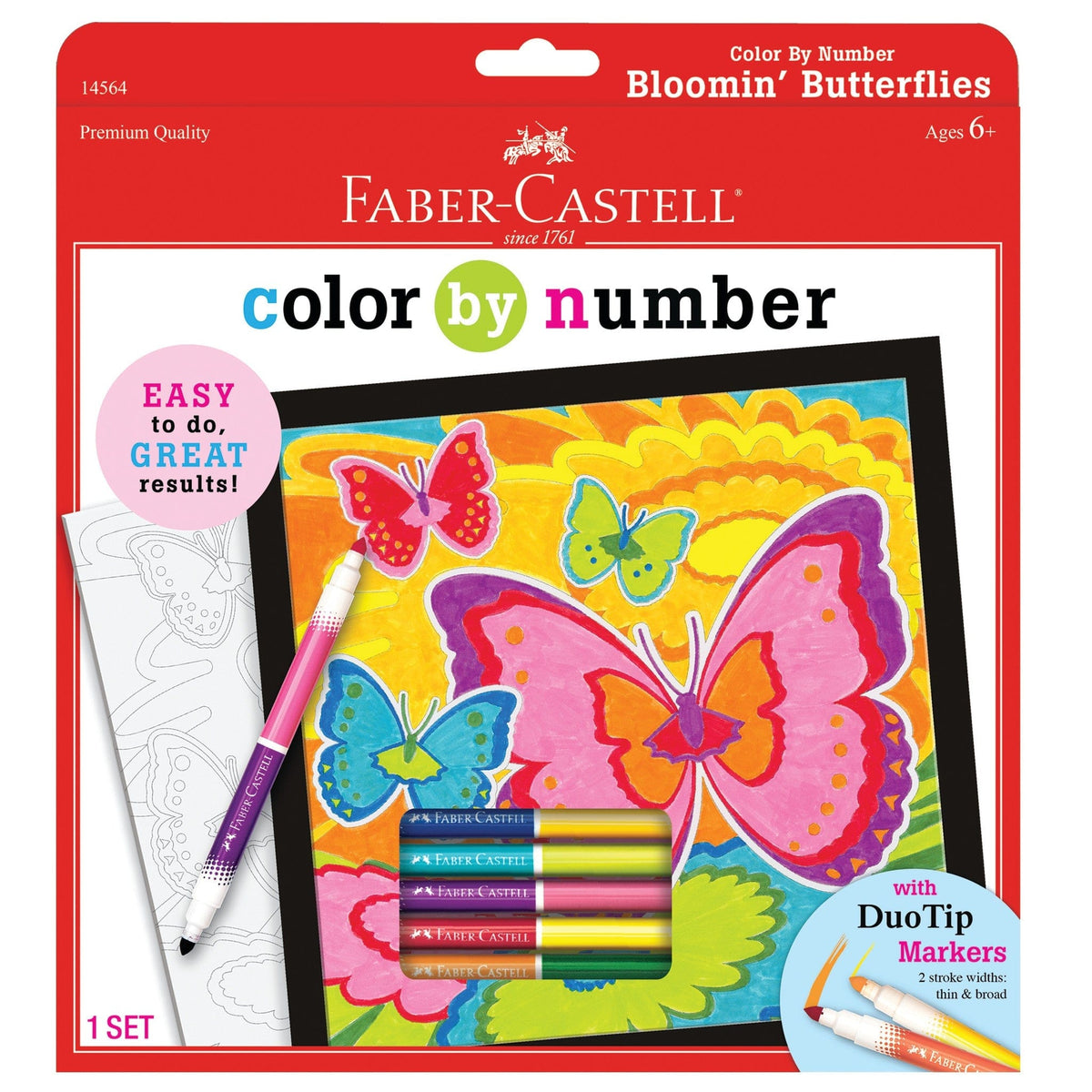 Faber Castell Faber Castell Color By Number Bloomin' Butterflies - Little Miss Muffin Children & Home