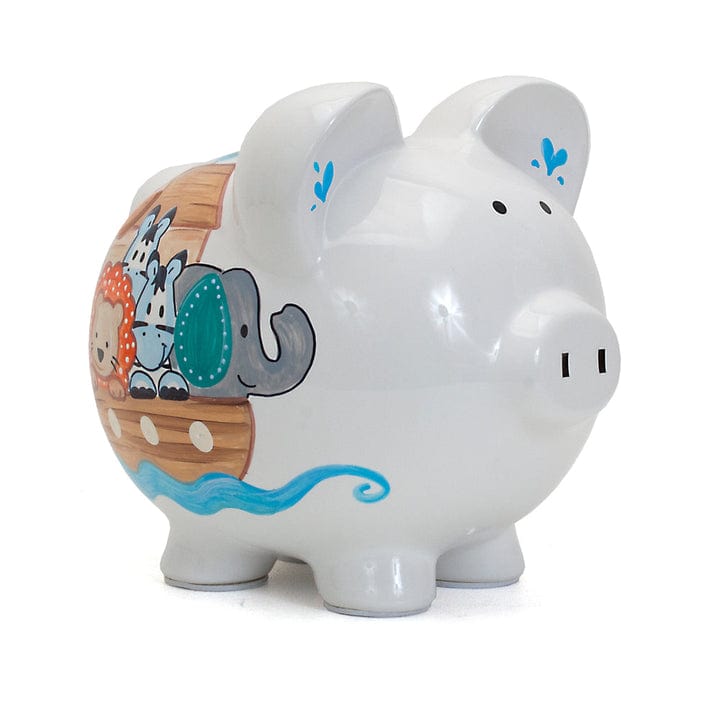 Noah's Ark Pig Ceramic Bank