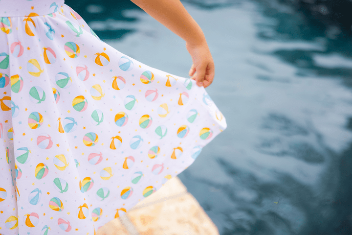 Nola Tawk Nola Tawk Beach Bum Organic Cotton Twirl Dress - Little Miss Muffin Children & Home