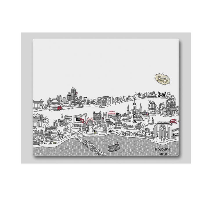 new orleans cutting board