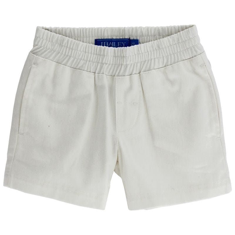 Bailey Boys Seaside Pull-On Shorts in White - Little Miss Muffin Children & Home