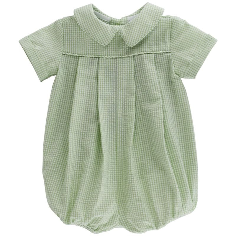 Bailey Boys Grass Seersucker Dressy Short Bubble - Little Miss Muffin Children & Home