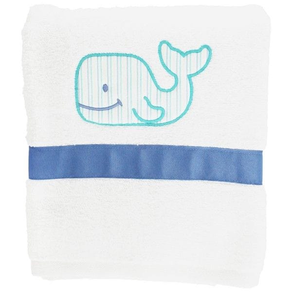 Bailey Boys Bailey Boys Wally Whale Towel - Little Miss Muffin Children & Home