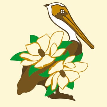 Whereable Art WHEREable Art Pelican With Magnolia Polo - Little Miss Muffin Children & Home