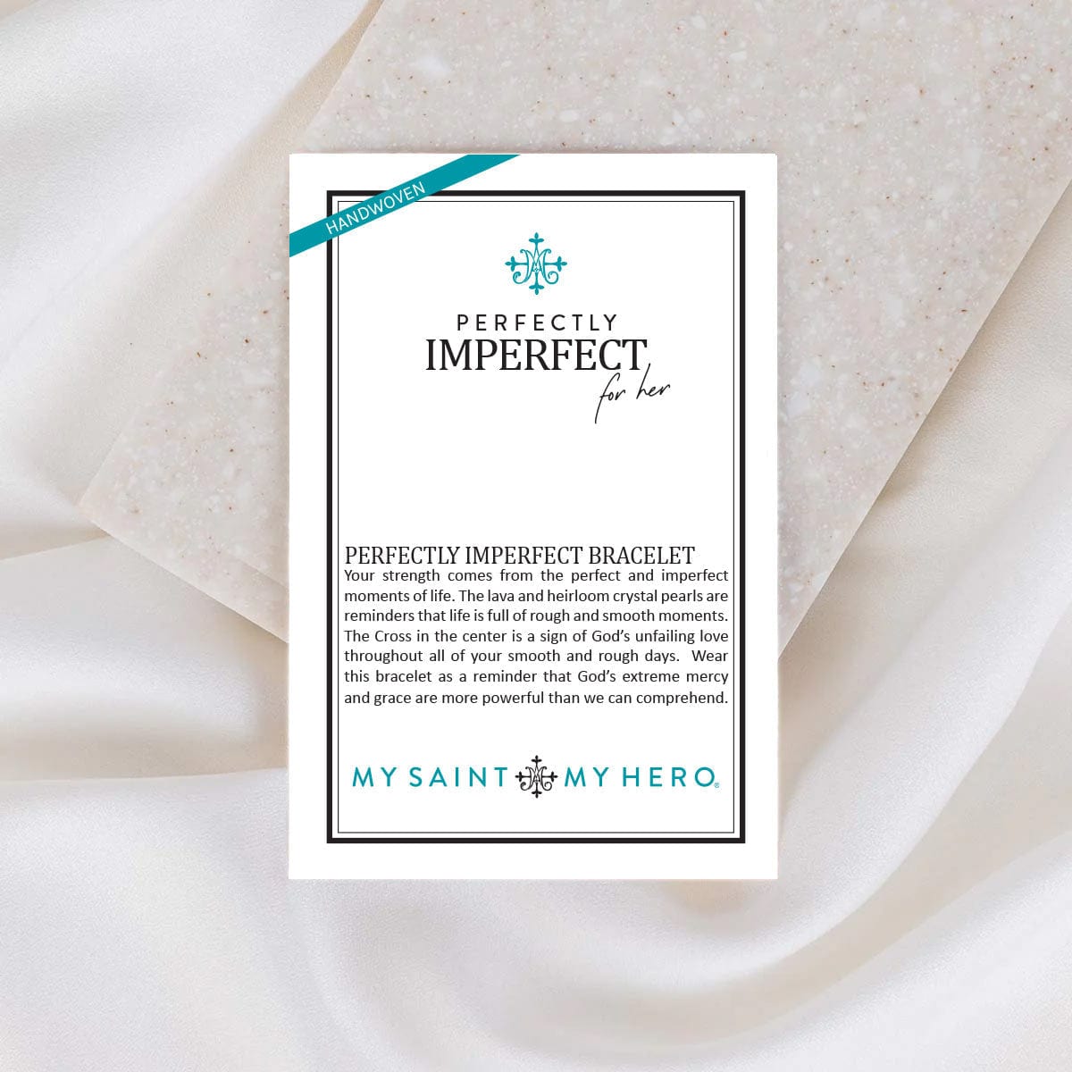 My Saint My Hero My Saint My Hero Perfectly Imperfect for Her Bracelet - Little Miss Muffin Children & Home
