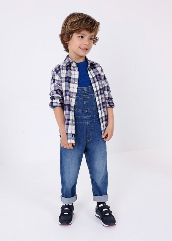 Mayoral Usa Inc Mayoral Long Sleeve Plaid Shirt - Little Miss Muffin Children & Home