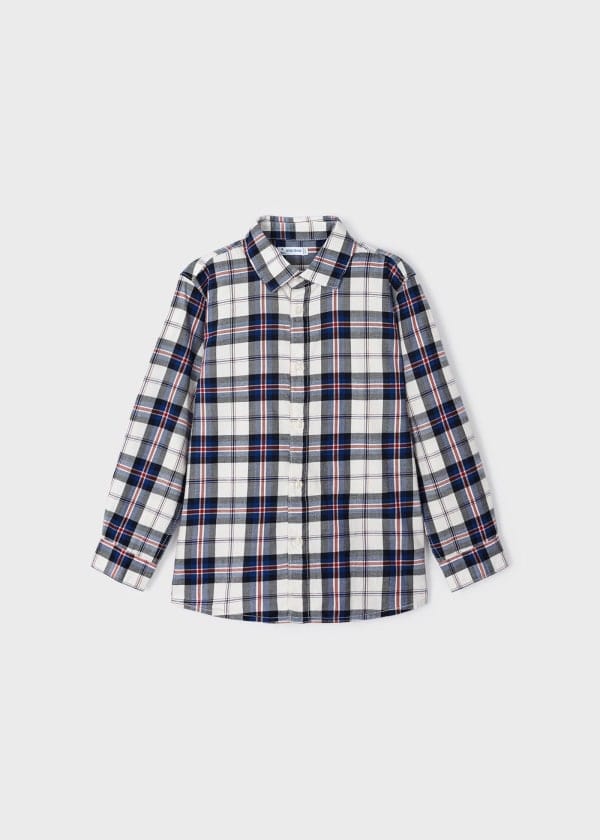 Mayoral Usa Inc Mayoral Long Sleeve Plaid Shirt - Little Miss Muffin Children & Home