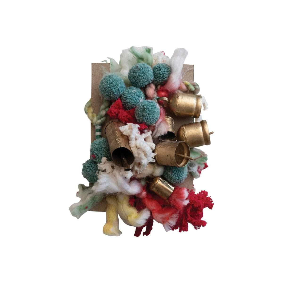 pom pom and bell garland