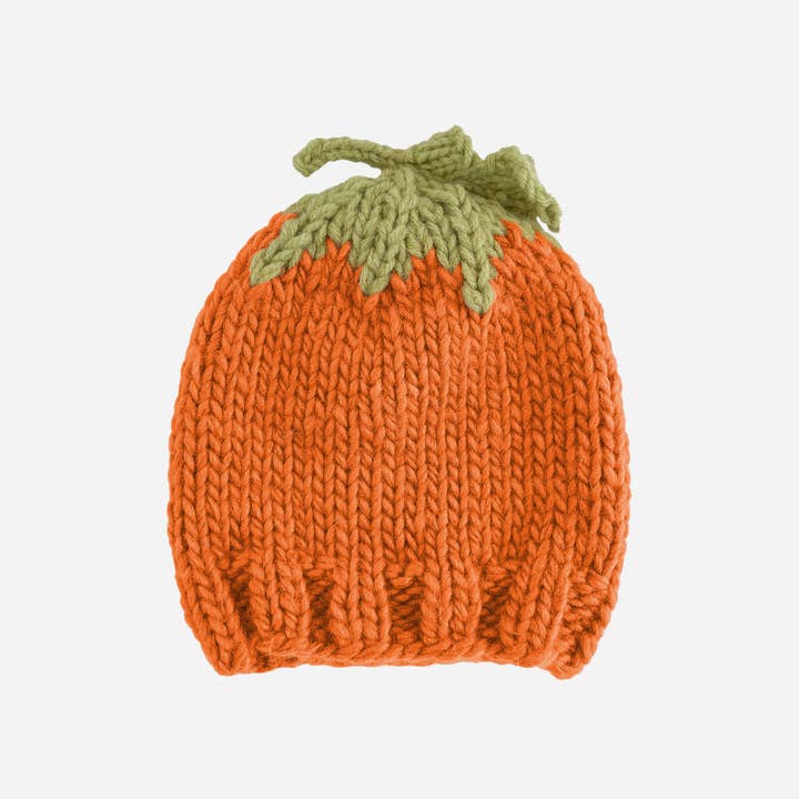 baby pumpkin beanie