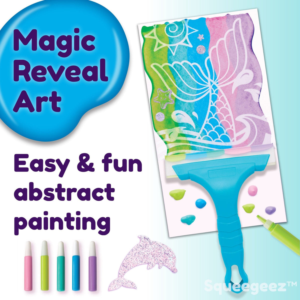 Faber Castell Faber Castell Magic Reveal Squeegee Art Mermaid - Little Miss Muffin Children & Home