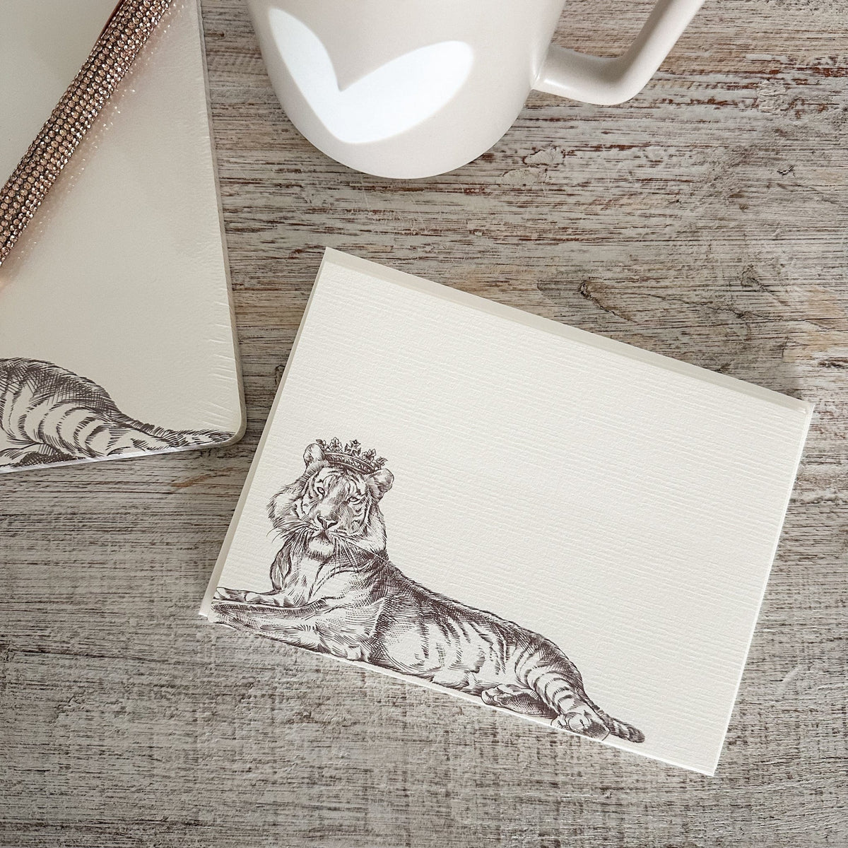 royal tiger note cards with envolope