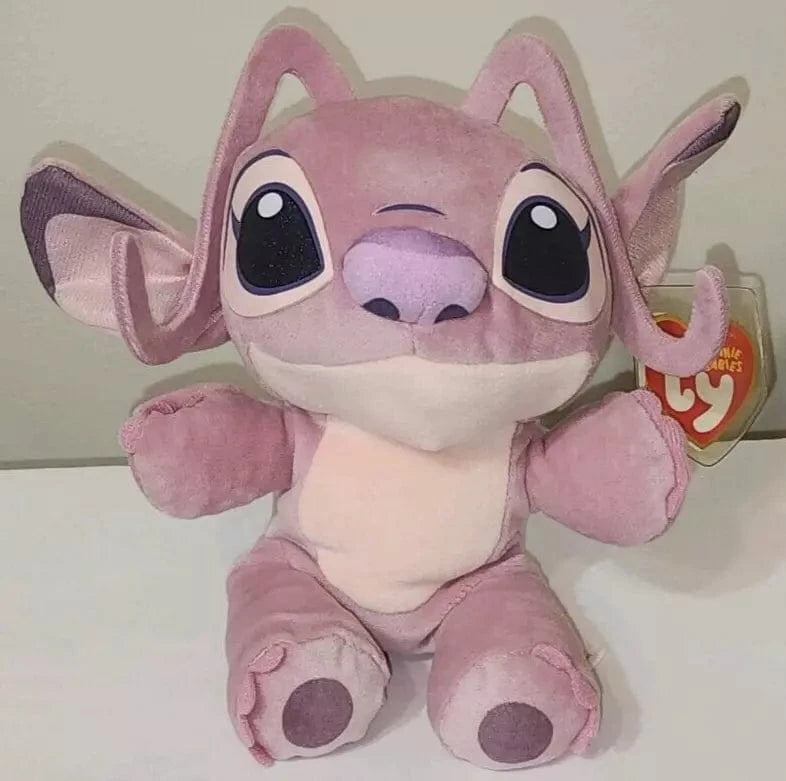 Ty Inc Ty Inc Beanie Babies Disney Stitch Angel Pink Alien Plush - Little Miss Muffin Children & Home