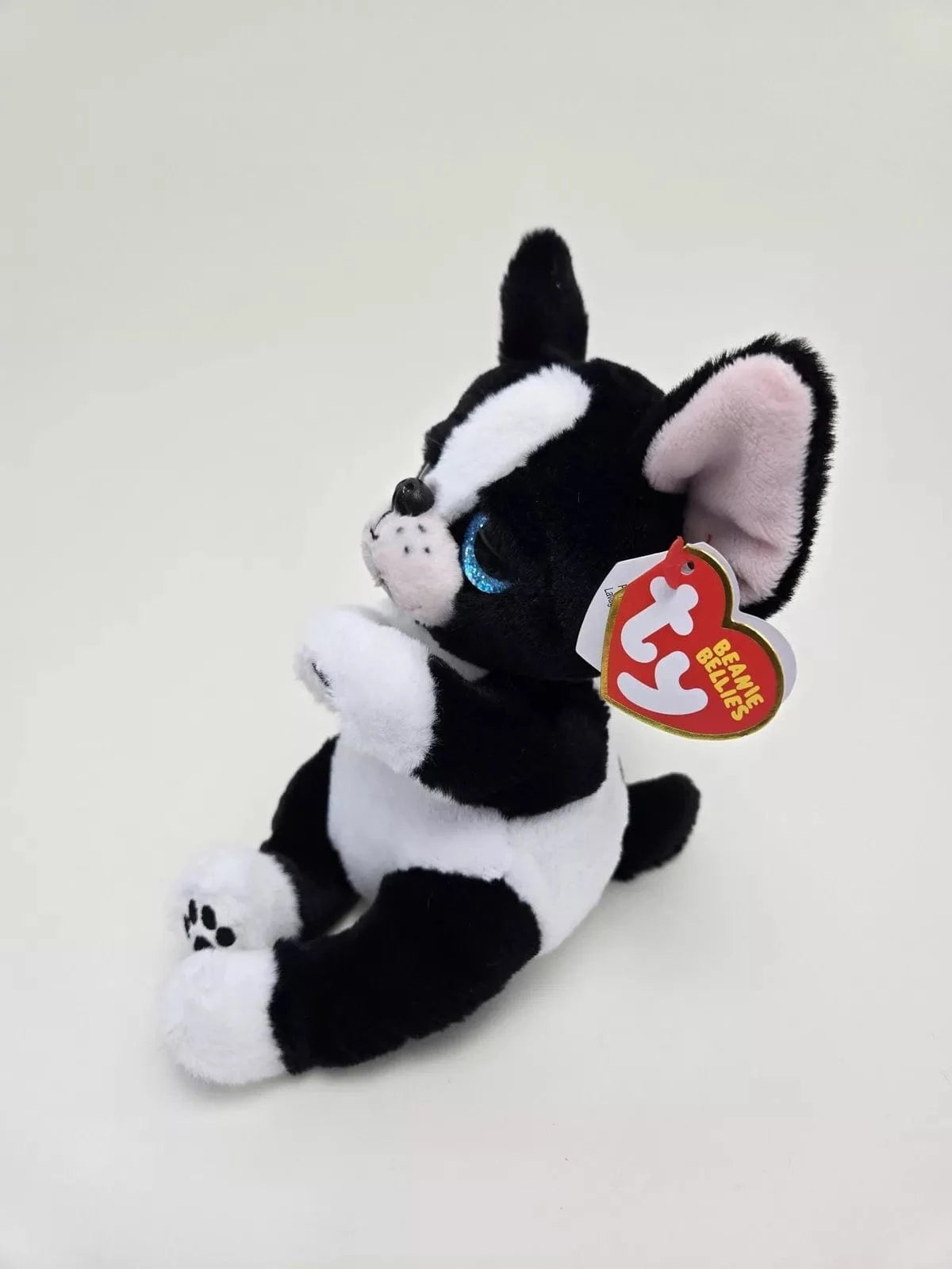 Ty Inc Ty Inc Beanie Belly Tink the Black & White Boston Terrier Dog 6" Plush - Little Miss Muffin Children & Home