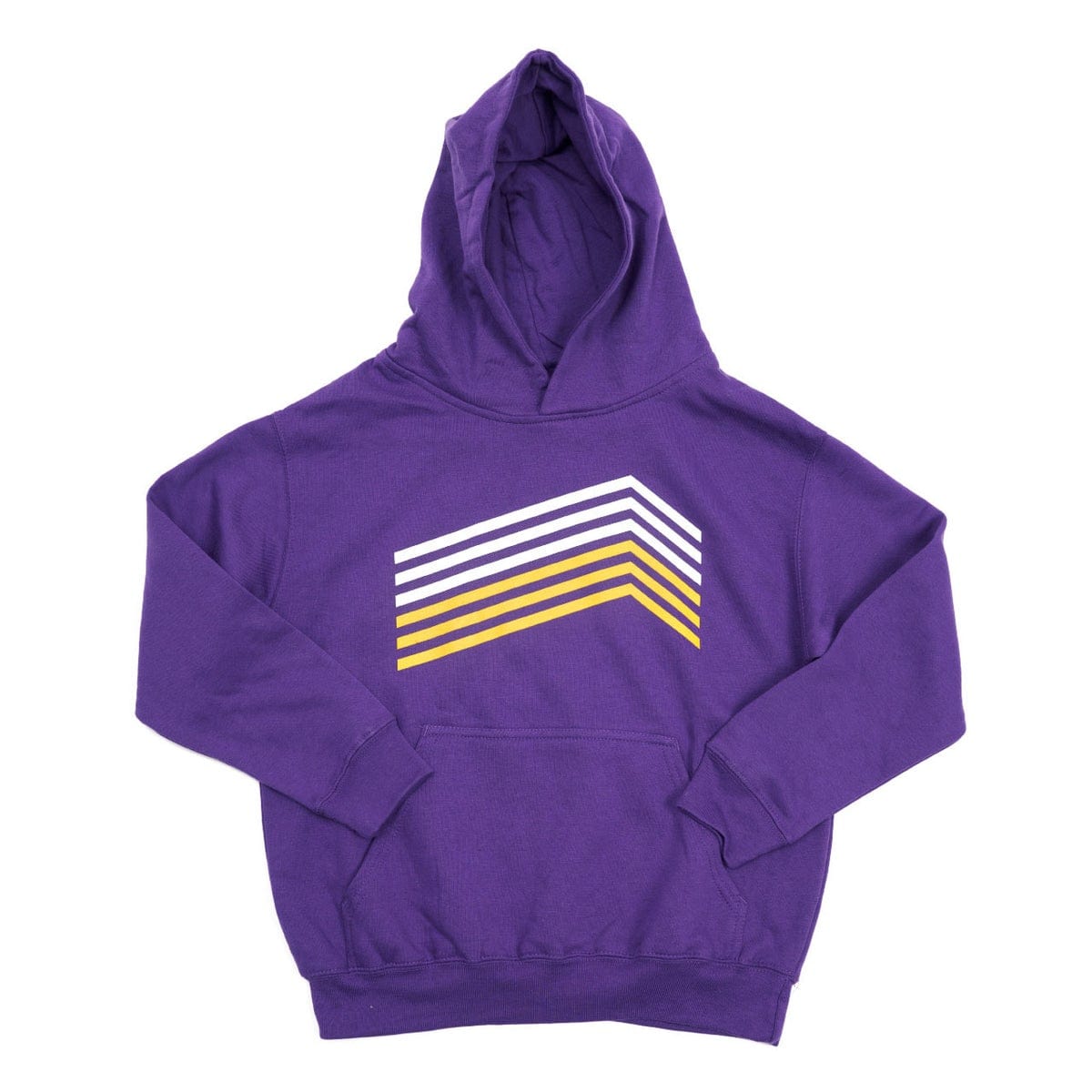 Bon Temps Boutique Bon Temps Boutique Sport Stripe Dry Fit Hoodie LSU - Little Miss Muffin Children & Home