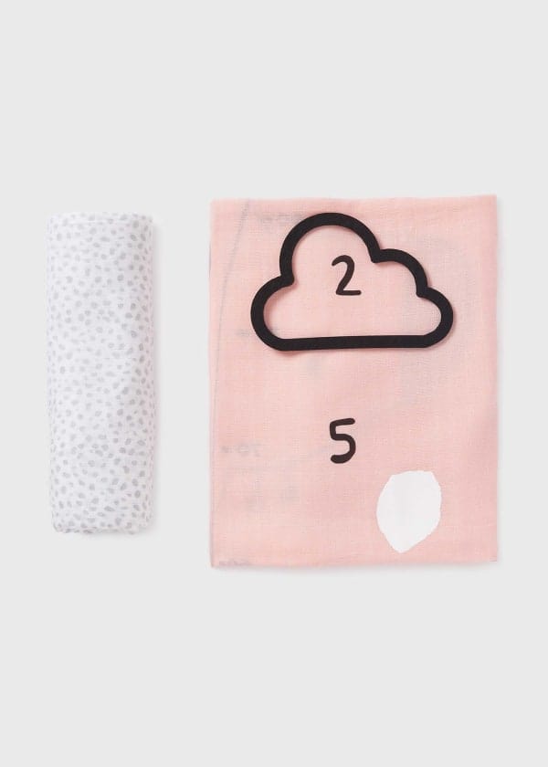 Mayoral Usa Inc Mayoral Set of Gauze Measuring Baby Blankets - Little Miss Muffin Children & Home