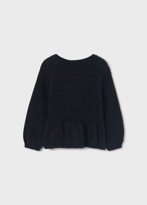 Abel & Lula Abel & Lula Shimmery Faux Fur Sweater - Little Miss Muffin Children & Home
