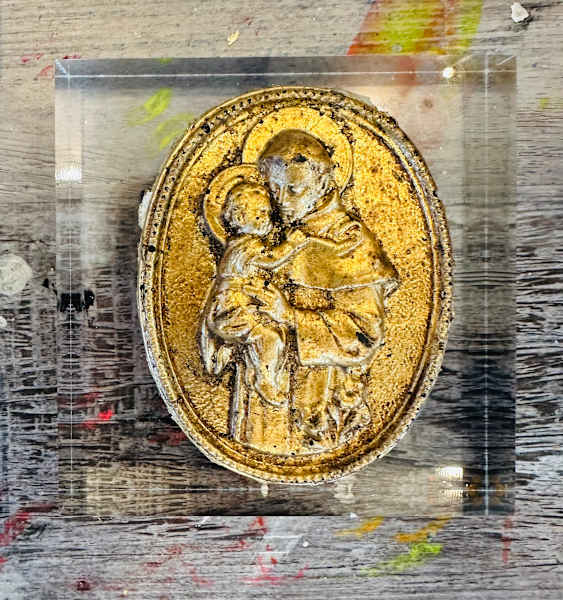 st anthony acrylic by dana manly
