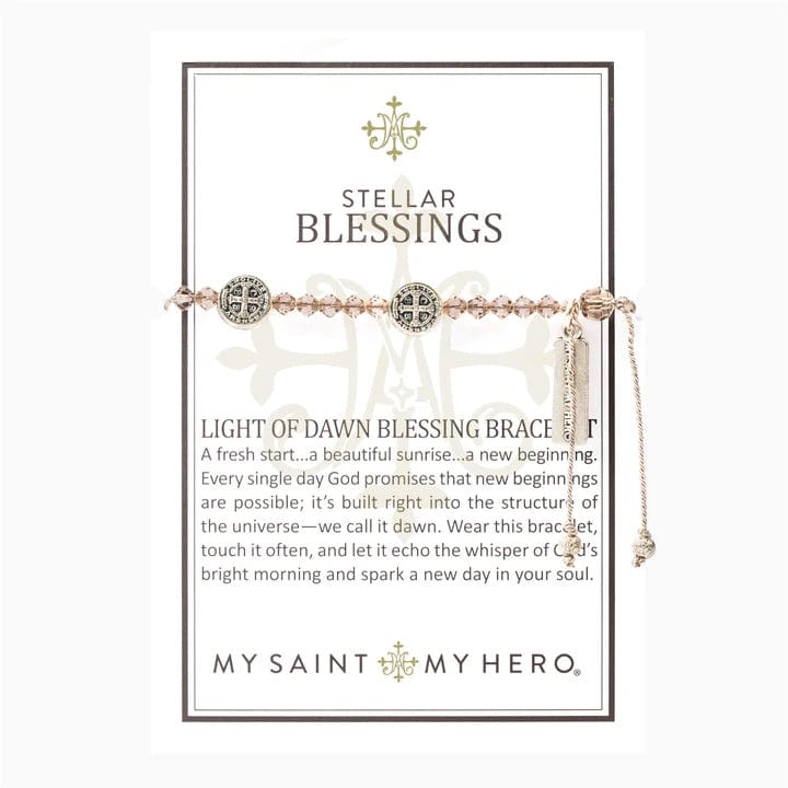 My Saint My Hero My Saint My Hero Stellar Blessings Bracelet Light of Dawn Silver - Little Miss Muffin Children & Home