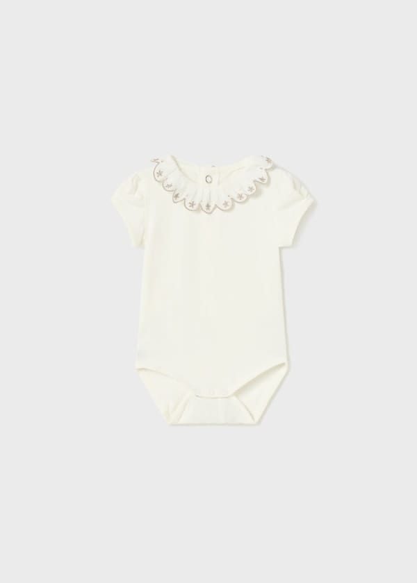 Mayoral Usa Inc Mayoral Petal Collar Onesie - Little Miss Muffin Children & Home