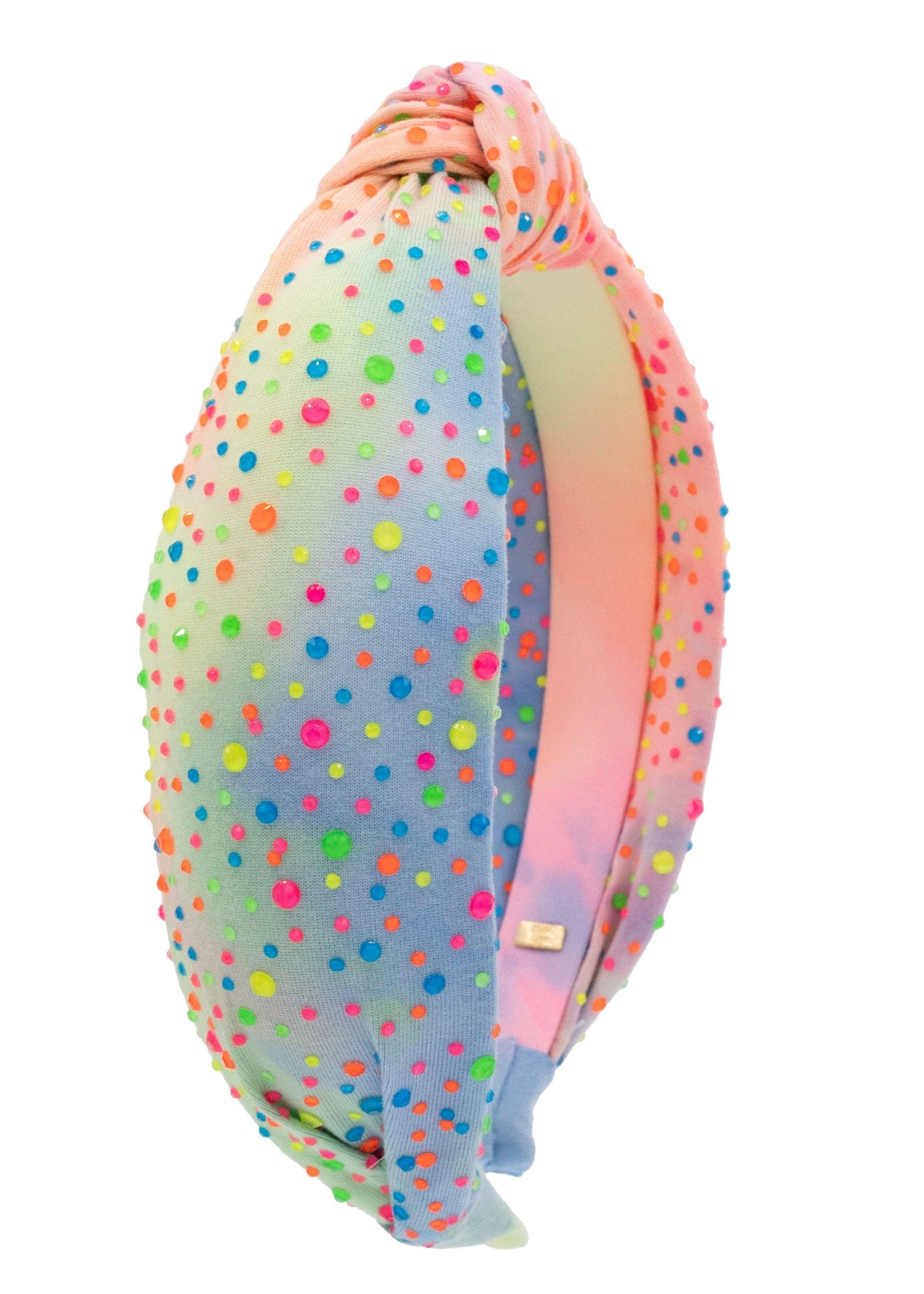 Tye Dye Jewel Tulle Knot Headband