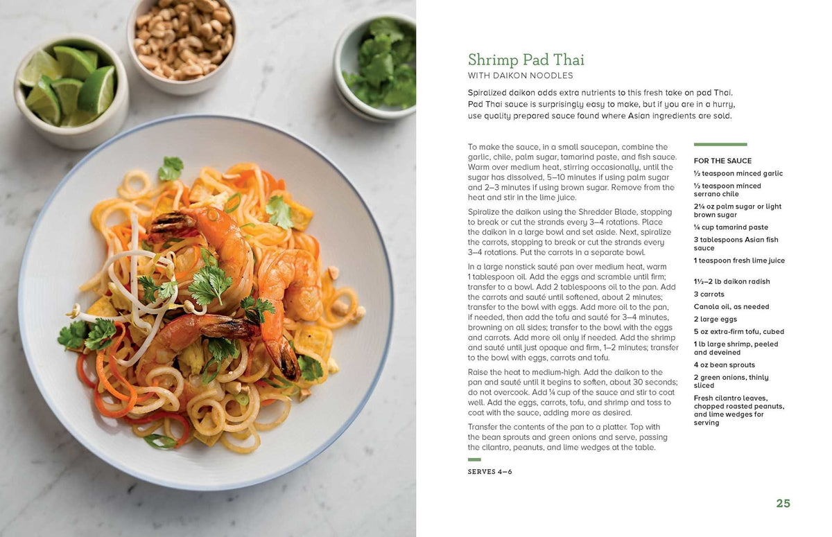 Simon & Schuster The Spiralizer Cookbook by Williams-Sonoma Test Kitchen New - Little Miss Muffin Children & Home