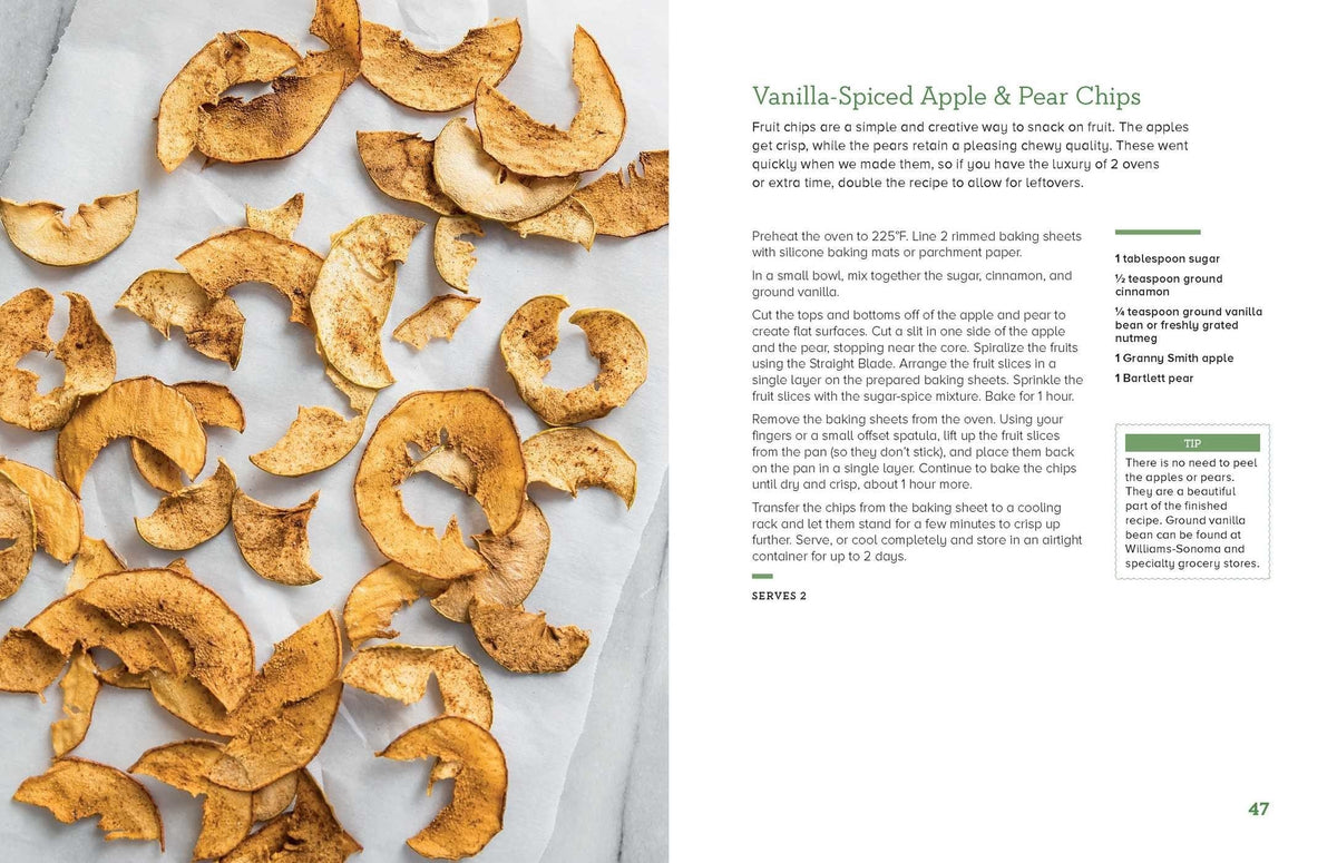 Simon & Schuster The Spiralizer Cookbook by Williams-Sonoma Test Kitchen New - Little Miss Muffin Children & Home
