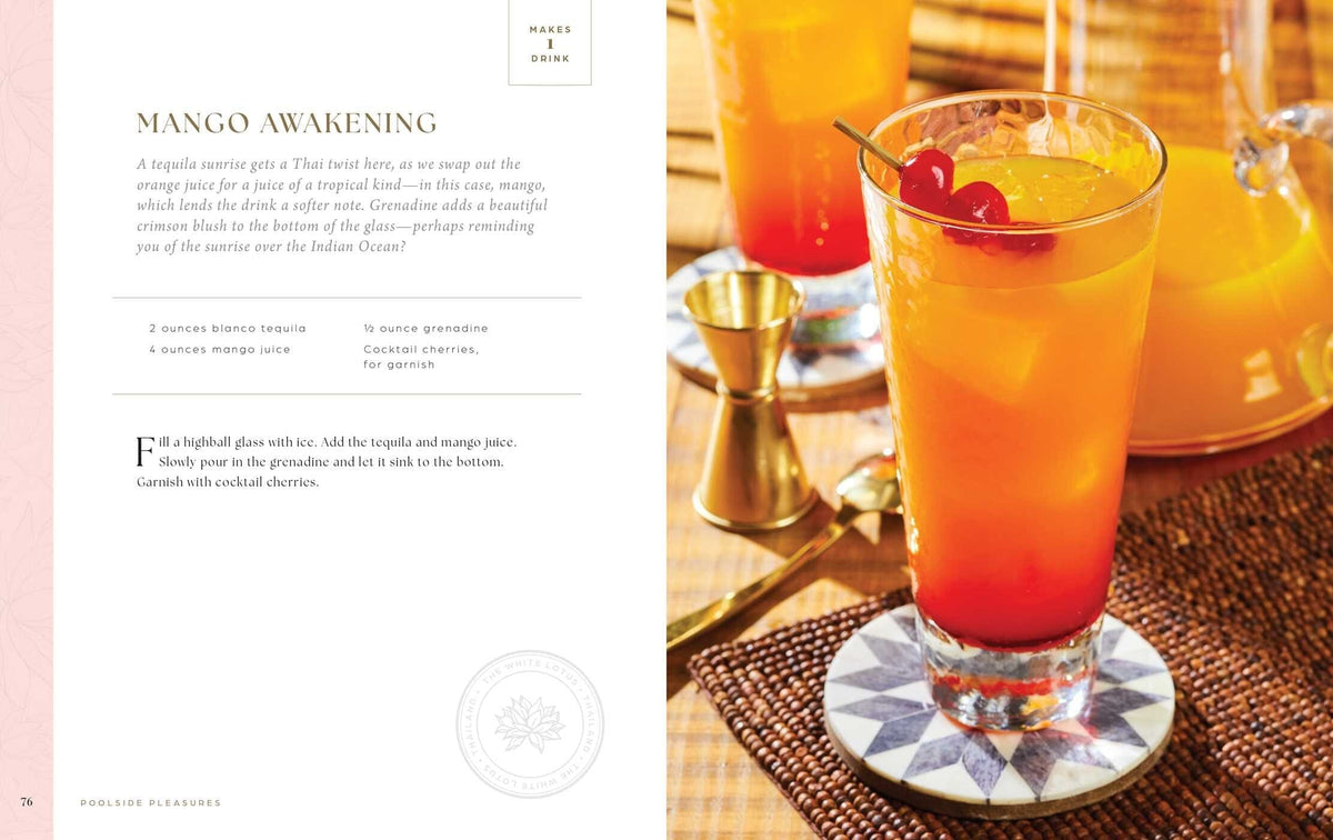 Simon & Schuster The White Lotus Official Cocktail Collection - Little Miss Muffin Children & Home