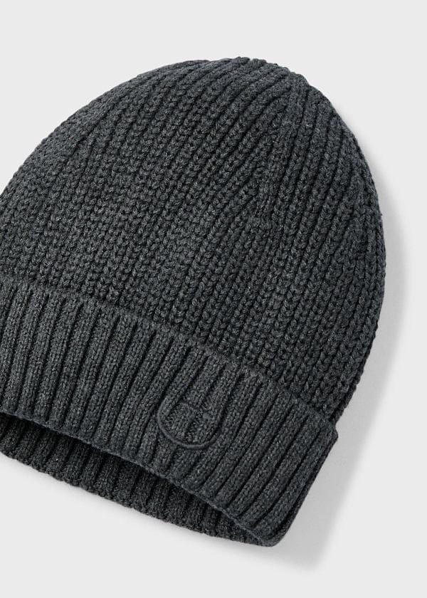 Mayoral Usa Inc Knit Beanie Hat in Shadow - Little Miss Muffin Children & Home