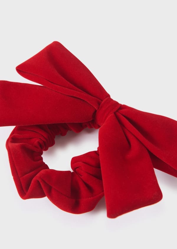 Abel & Lula Abel & Lula Velvet Bow Scrunchie - Little Miss Muffin Children & Home