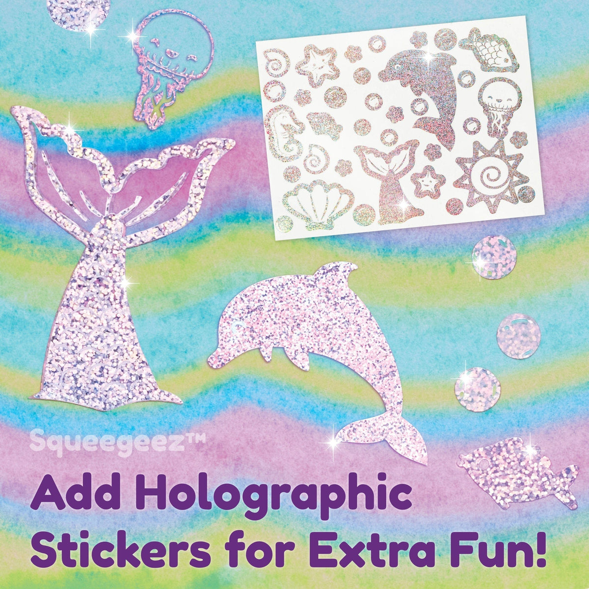 Faber Castell Faber Castell Magic Reveal Squeegee Art Mermaid - Little Miss Muffin Children & Home