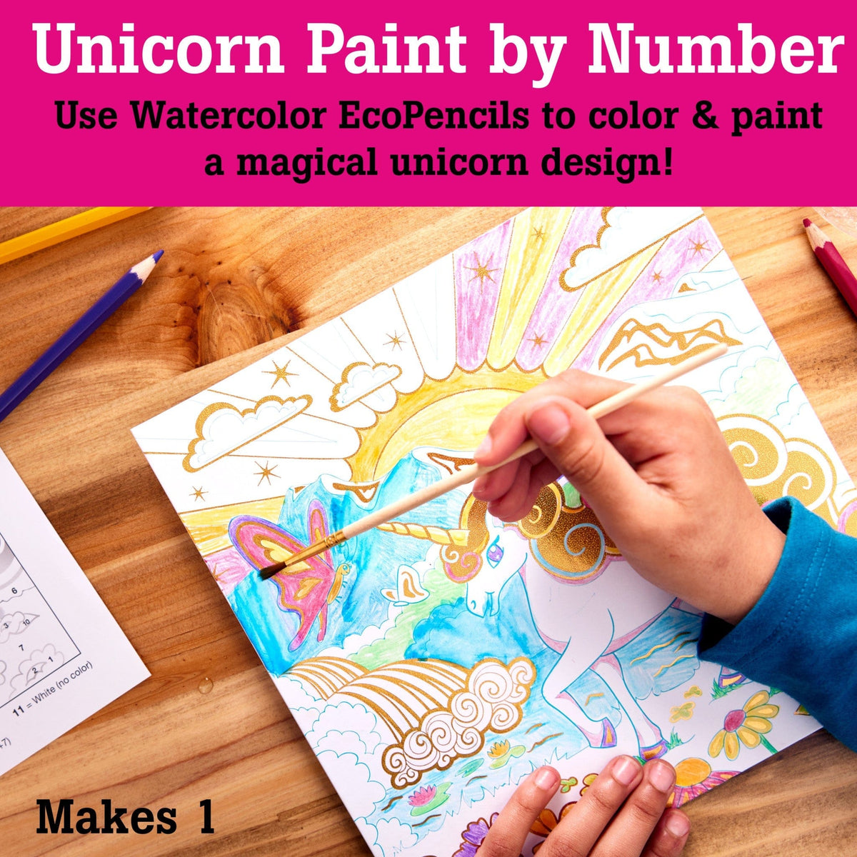 Faber Castell Faber Castell Color By Number Unicorn Foil Fun - Little Miss Muffin Children & Home