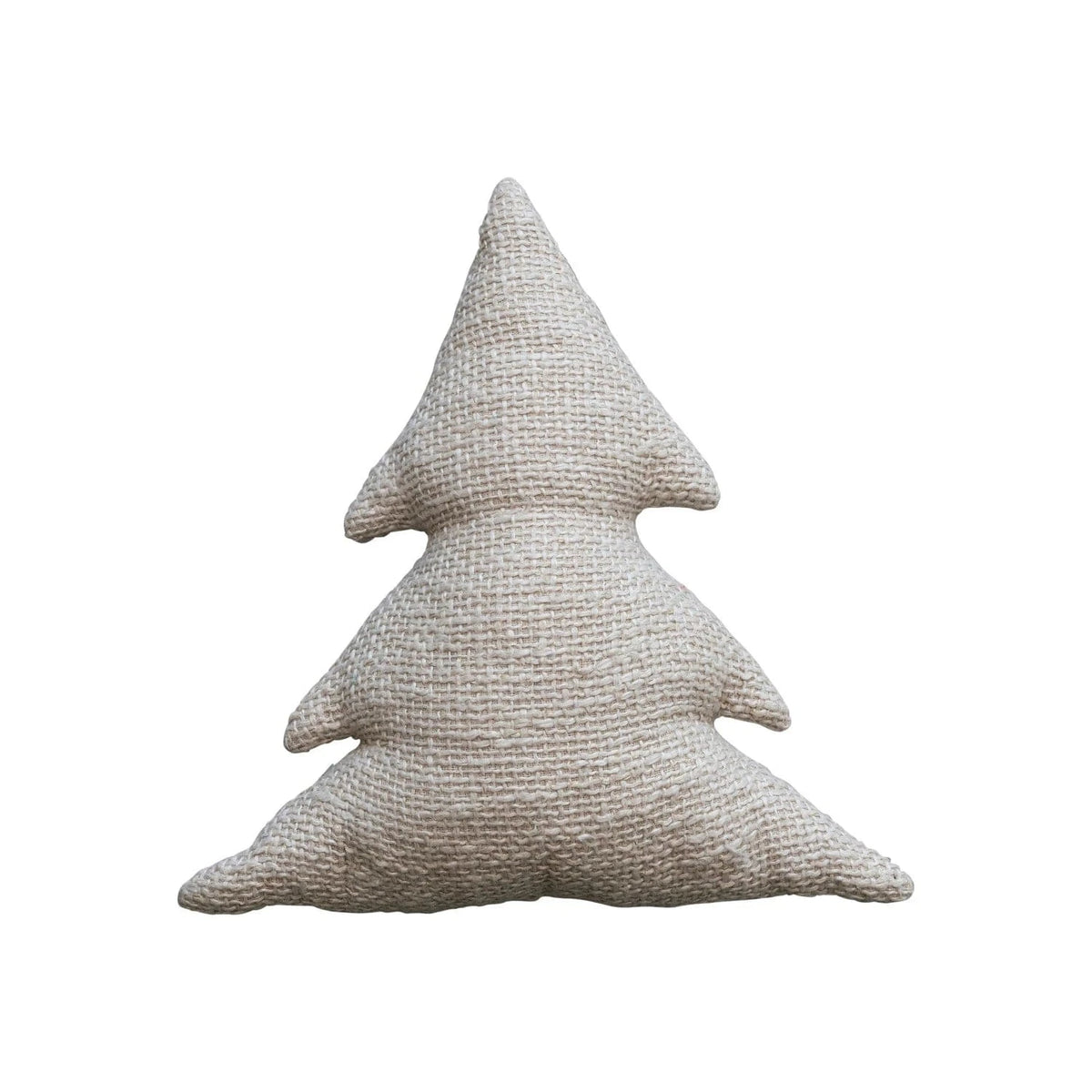 textured chirstmas tree pillow