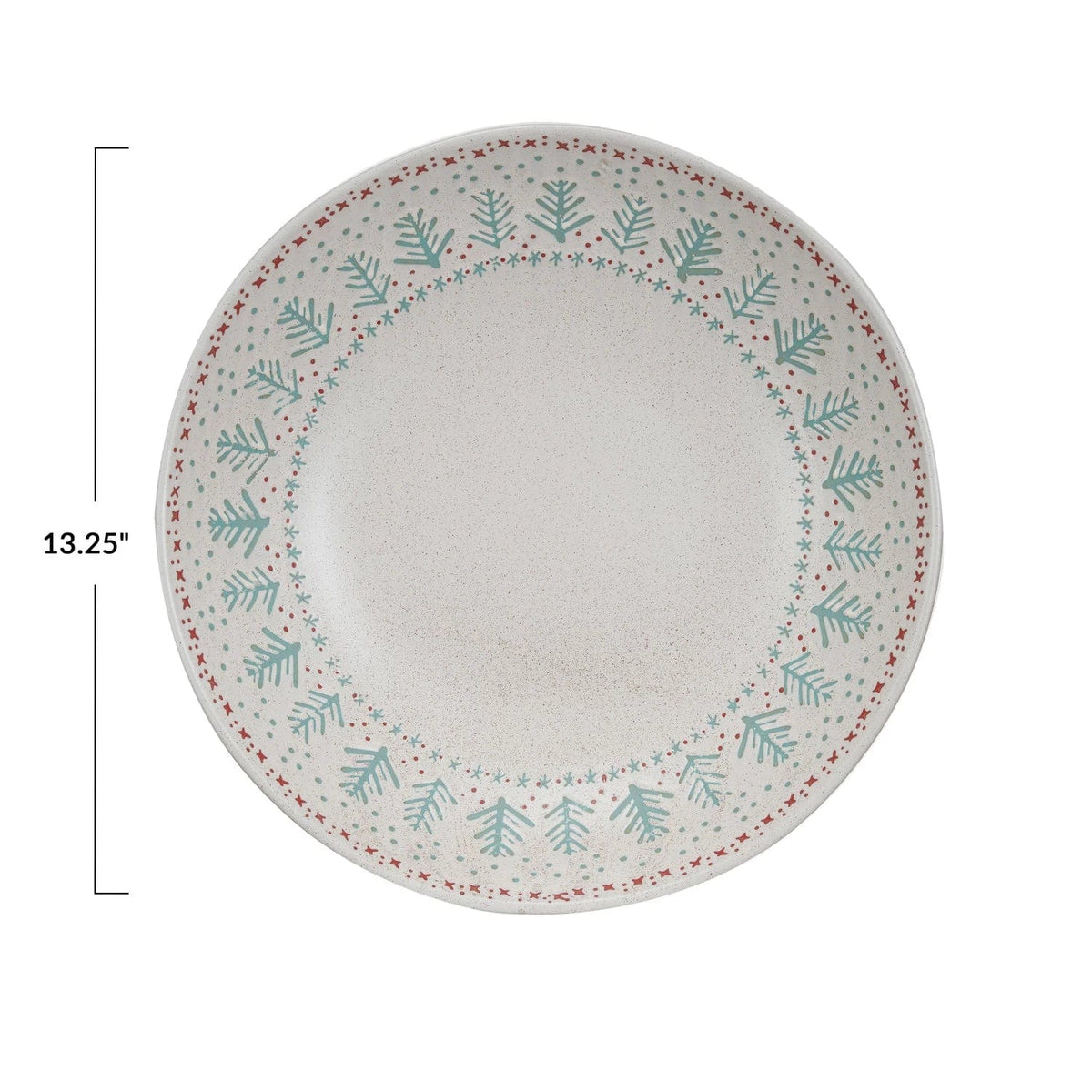 Creative Co-op Creative Co-op Hand-Stamped Stoneware Serving Bowl with Wax Relief Pattern - Little Miss Muffin Children & Home