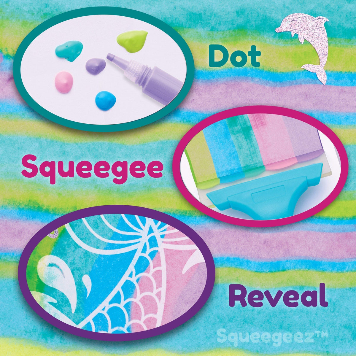 Faber Castell Faber Castell Magic Reveal Squeegee Art Mermaid - Little Miss Muffin Children & Home