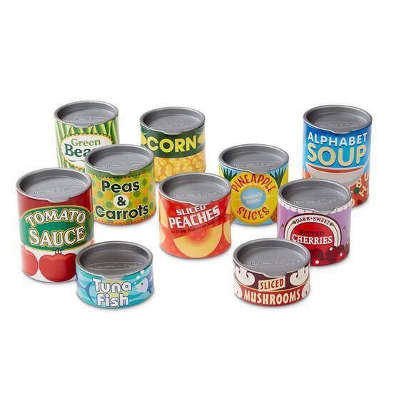 Melissa & Doug - Melissa & Doug Let's Play House! Grocery Cans - Little Miss Muffin Children & Home