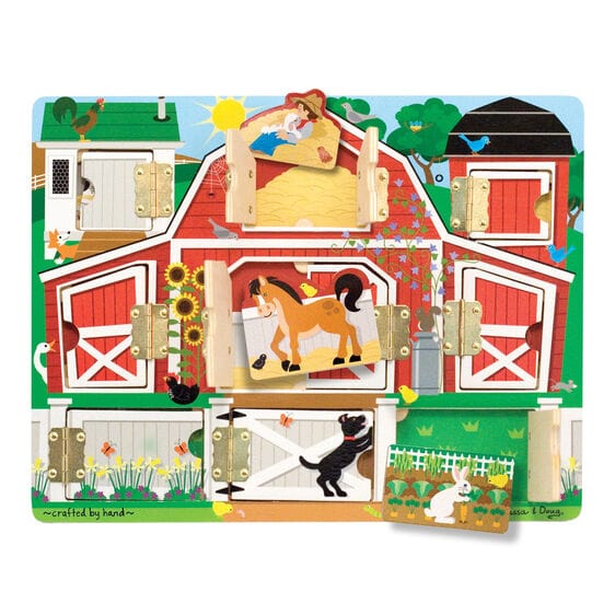 Melissa & Doug Melissa & Doug Magnetic Farm Hide & Seek Board - Little Miss Muffin Children & Home