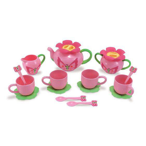 Melissa & Doug - Melissa & Doug Bella Butterfly Pretend Play Tea Set - Little Miss Muffin Children & Home
