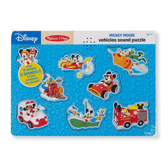 Melissa & Doug Melissa & Doug Mickey Mouse & Friends Vehicles Wooden Sound P - Little Miss Muffin Children & Home