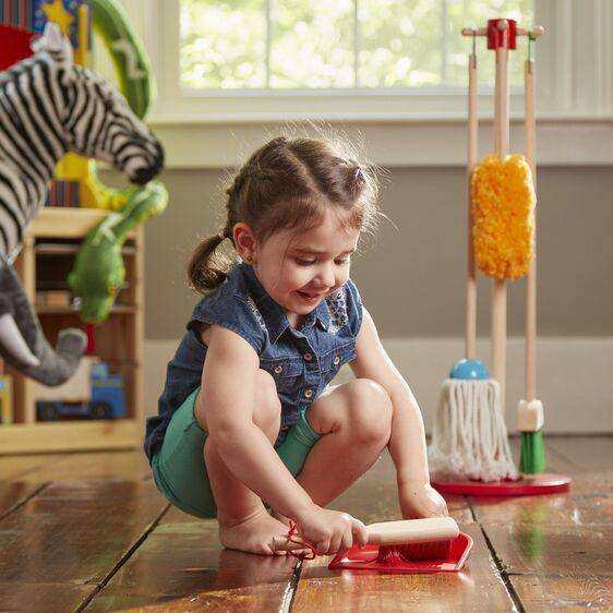 Melissa & Doug - Melissa & Doug Let's Play House! Dust! Sweep! Mop! - Little Miss Muffin Children & Home